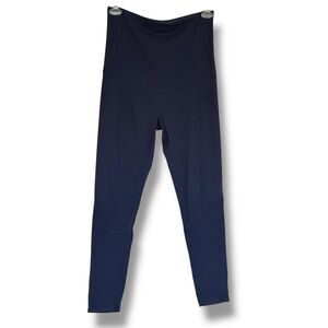 Threads 4 Thought Ribbed Maternity Leggings Navy Size Med